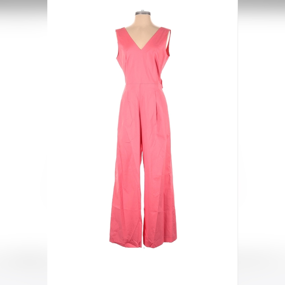 J. Crew Pink Jumpsuit H7683 Size 8 Tall